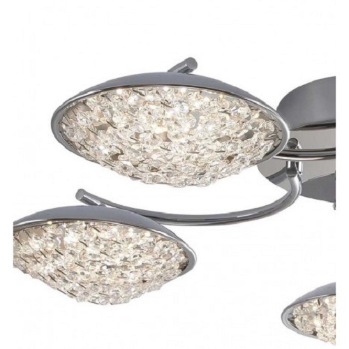 VESTA 269 plafonska svetiljka LED 36W 4000K HROM/KRISTAL mali ali online prodavnica online prodaja internet kupovina