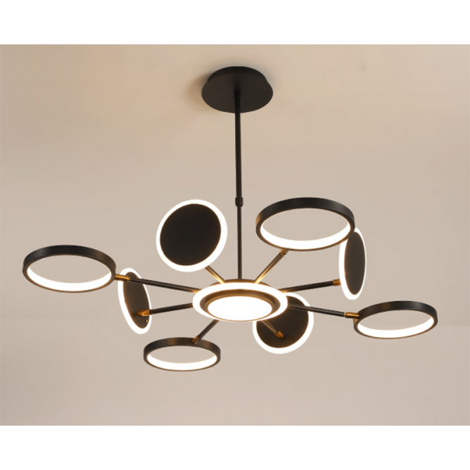 VESTA 369 luster LED 36W 3000K CRNA mali ali online prodavnica online prodaja internet kupovina