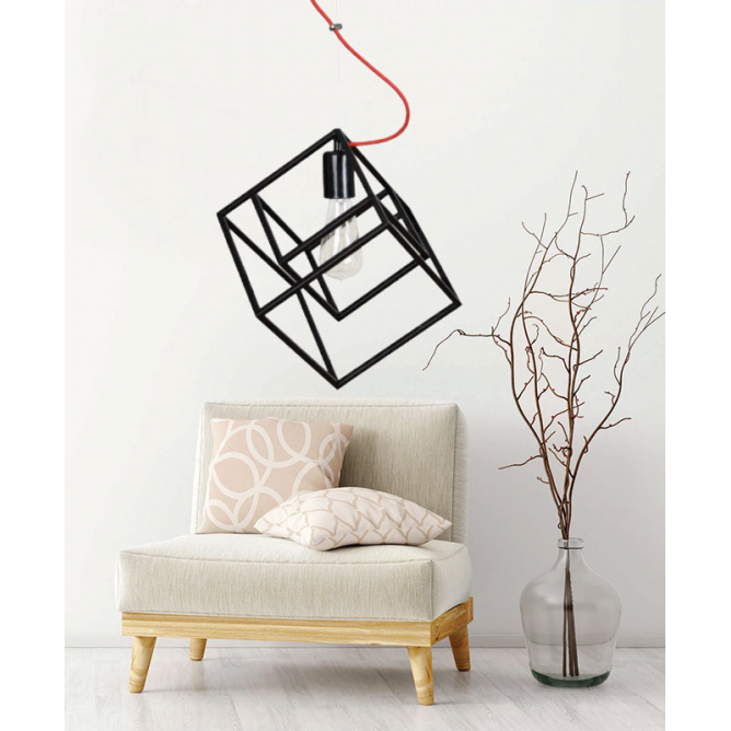 VESTA 442 visilica 1xE27 CRNA mali ali online prodavnica online prodaja internet kupovina