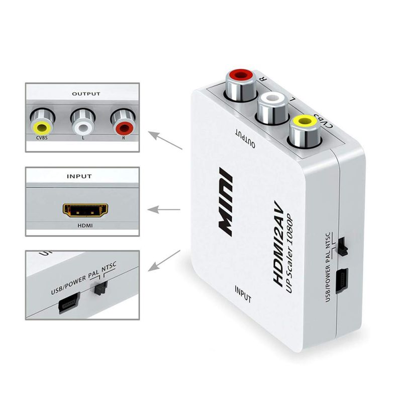 Adapter Box HDMI na AV JWD-H7