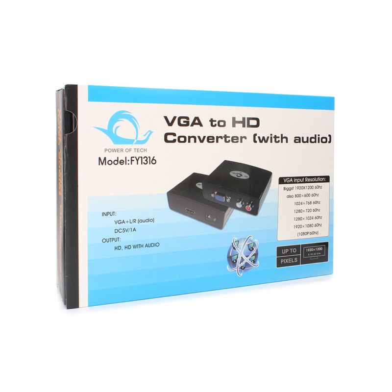 Adapter Box VGA na HDMI JWD-H1