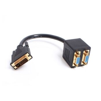 Adapter DVI (24+4) na 2 x VGA Z