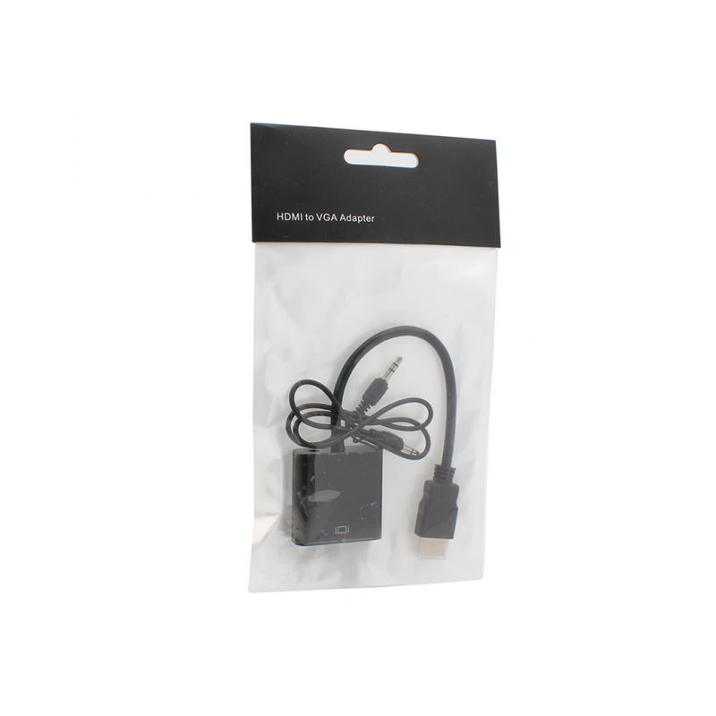 Adapter HDMI-VGA (with Audio) crni JWD-HDMI8