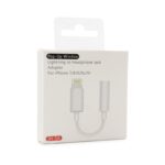 Adapter iPhone lightning na 3.5mm HQ za slusalice beli - Slika 2