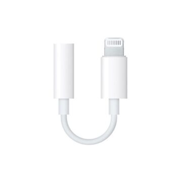 Adapter iPhone lightning na 3.5mm za slusalice beli