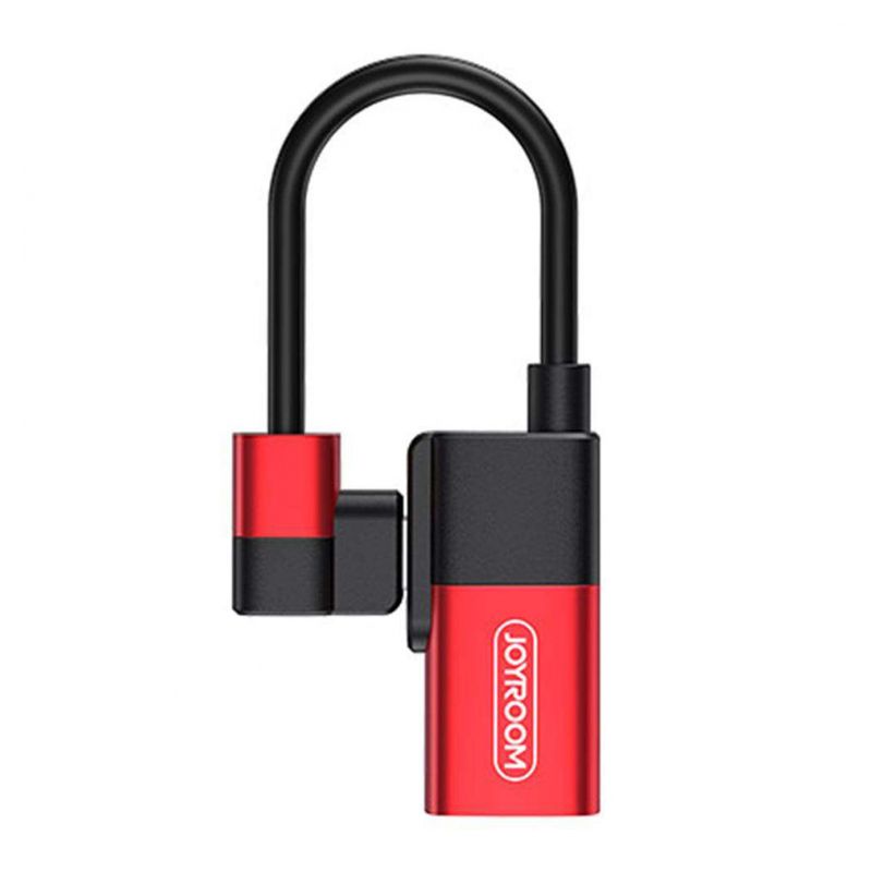 Adapter Joyroom za slusalice i punjenje iPhone lightning crveni