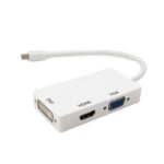 Adapter kabl za Apple mini DP na HDMI VGA DVI beli