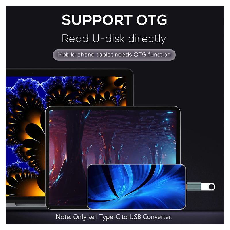 Adapter LDNIO LC140 USB na Type C sivi