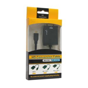 Adapter Micro HDMI na VGA M + audio JWD-HDMI1