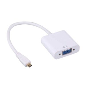 Adapter Micro HDMI na VGA Z beli