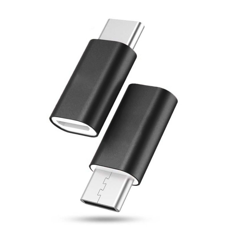 Adapter micro USB na type C crni