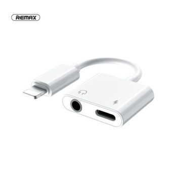 Adapter REMAX Concise za slusalice i punjenje 3.5mm i iPhone lightning RL-LA07 beli