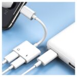 Adapter REMAX Concise za slusalice i punjenje iPhone lightning RL-LA07i beli - Slika 3