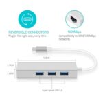 Adapter Type C na 3 USB 3.0 + RJ45 Gb JWD-T5 srebrni - Slika 4