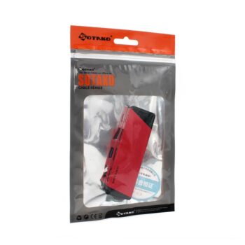 Adapter Type C na HDMI 2xUSB 3.0 PD (Type C) SOTAKO ST-C0402 crveni