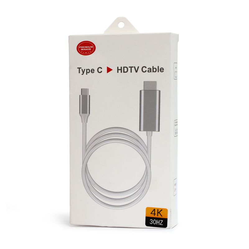 Adapter Type C na HDMI M 4K 30Hz beli