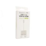 Adapter TYPE C na HDMI + VGA JWD-T6 - Slika 3