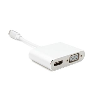 Adapter TYPE C na HDMI + VGA JWD-T6