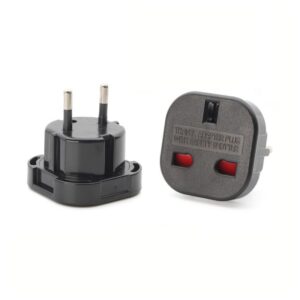 Adapter UK China na EU-Suko crni
