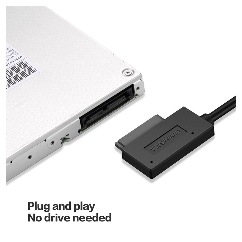 Adapter USB 3.0 na SATA 7+6 13pin za laptop opticki uredjaj