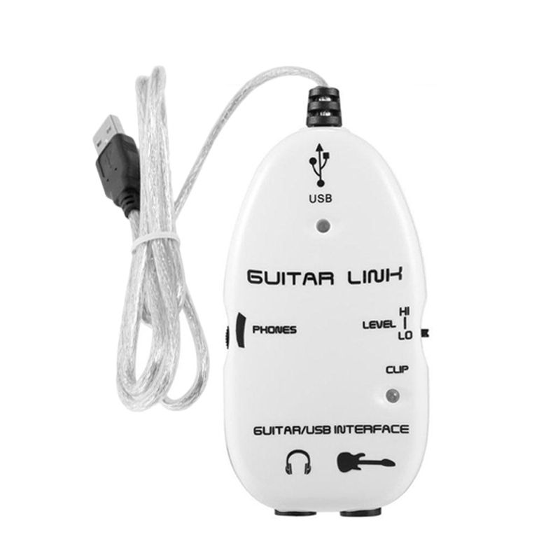 Adapter USB PC interfejs za gitaru Guitar link JWD-U81 beli