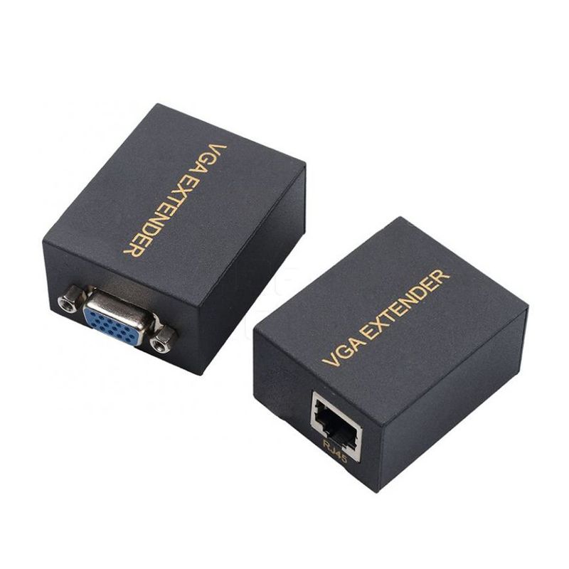 Adapter VGA na RJ45 Signal extender JWD-SP05 60m