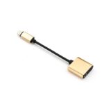 Adapter za slusalice i punjenje IP-13 iPhone lightning zlatni - Slika 2