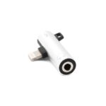 Adapter za slusalice i punjenje iP-15 iPhone lightning srebrni - Slika 2
