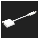 Adapter za slusalice i punjenje IP-7 iPhone lightning beli