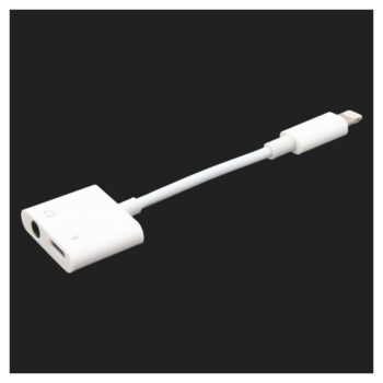 Adapter za slusalice i punjenje IP-7 iPhone lightning beli