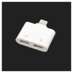 Adapter za slusalice i punjenje W5 iPhone lightning beli
