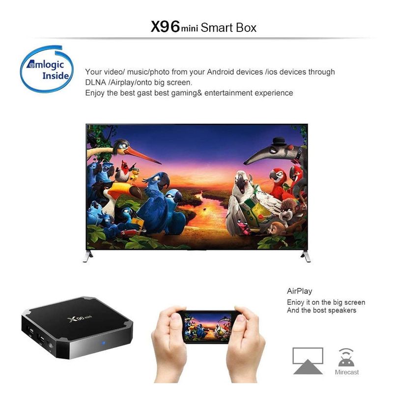 Android Smart TV box X96 mini (2GHz/16GB/2GB)