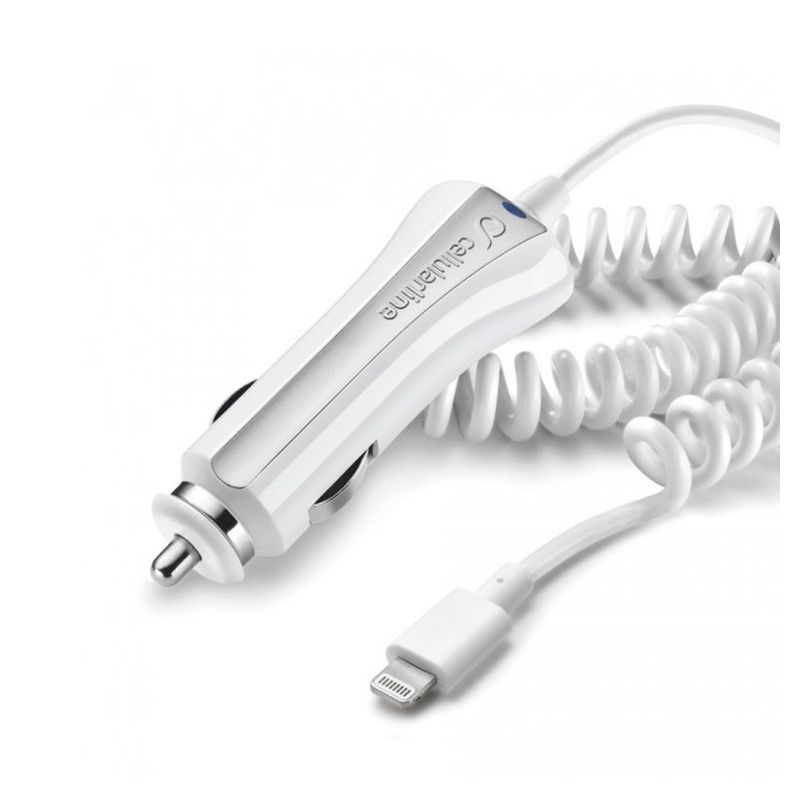 Auto punjac Cellular Line za iPhone 5 beli tip 1