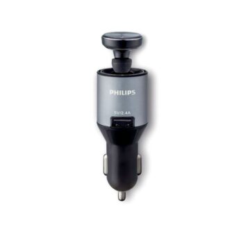 Auto punjac i bluetooth slusalica Philips 2u1 crni