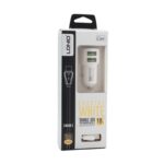 Auto punjac LDNIO C309 dual USB 3.6A sa Type C beli - Slika 4