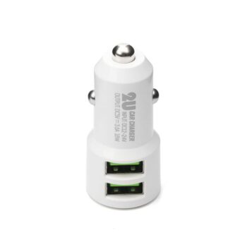 Auto punjac LDNIO C309 dual USB 3.6A sa Type C beli