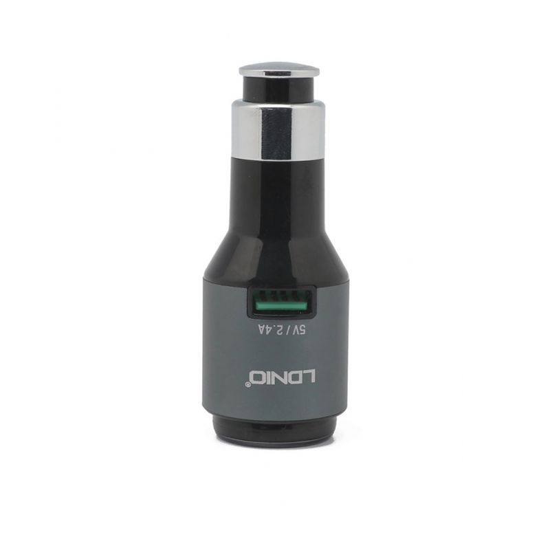 Auto punjac LDNIO CM20 USB 2.4A sa Bluetooth slusalicom crni