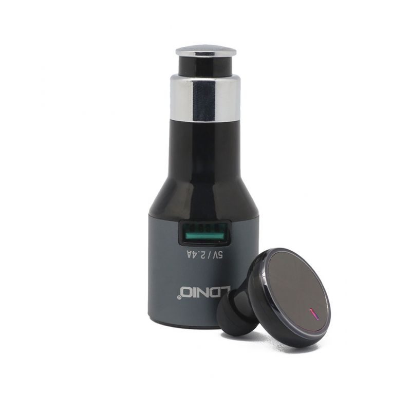 Auto punjac LDNIO CM20 USB 2.4A sa Bluetooth slusalicom crni