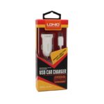 Auto punjac LDNIO DL-C17 1A sa micro USB kablom beli