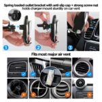Auto stalak Wireless S5 sa holderom crni - Slika 7