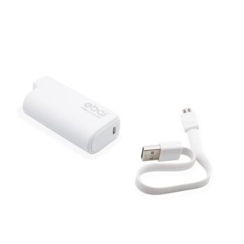 Back up baterija Ebai micro USB 2400mAh bela