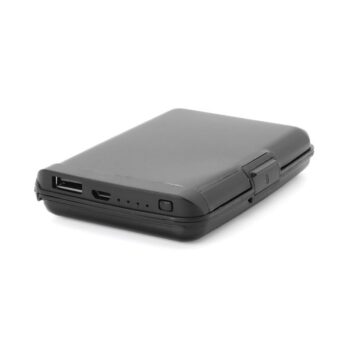Back up baterija novcanik 2500 mAh crna