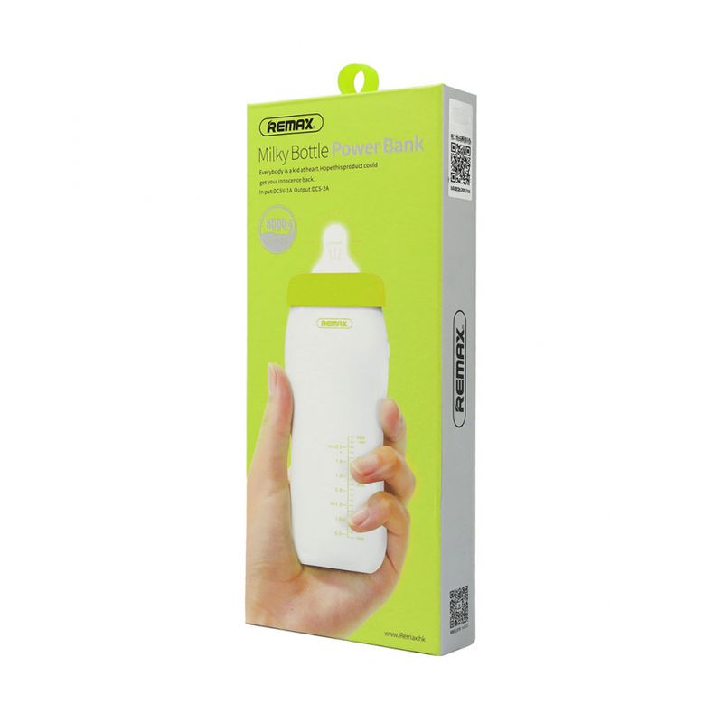 Back up baterija REMAX Milky Bottle RPP-29 5500mAh zelena