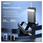 Back up baterija REMAX RPP-173 22.5W Multi-compatible 60000mAh bela - Slika 3