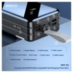 Back up baterija REMAX RPP-173 22.5W Multi-compatible 60000mAh bela - Slika 4