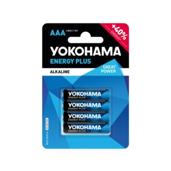 Baterija alkalna Yokohama 1.5V AAA LR03 Energy Plus 4BL