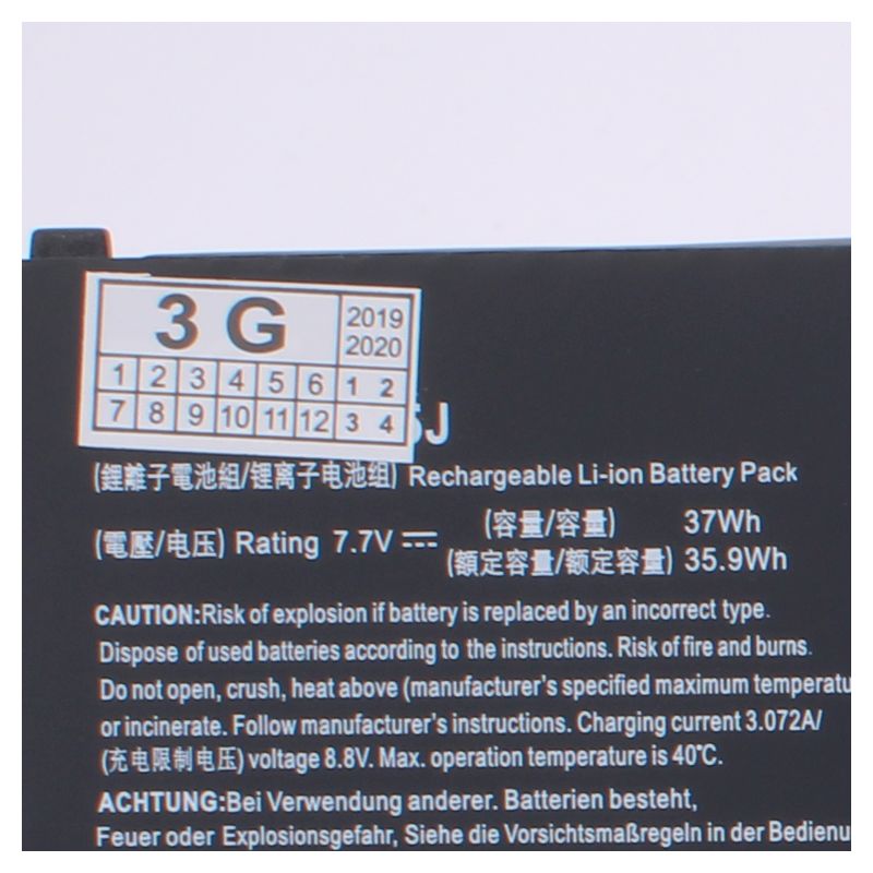Baterija za laptop Acer A315 7.7V 37Wh
