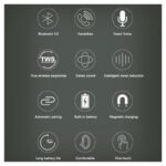 Bluetooth slusalice Airpods J70 bele - Slika 9