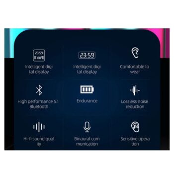 Bluetooth slusalice Airpods S6 Plus crno teget