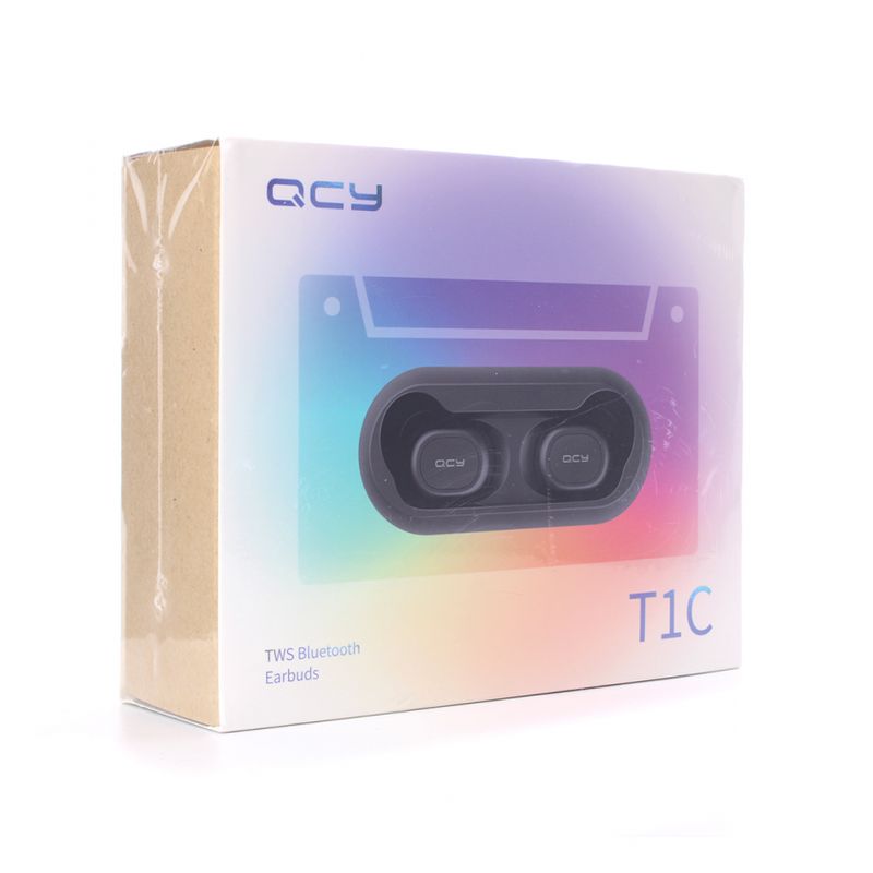 Bluetooth slusalice QCY T1C crne